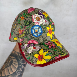 Gucci Floral Monogram Hat