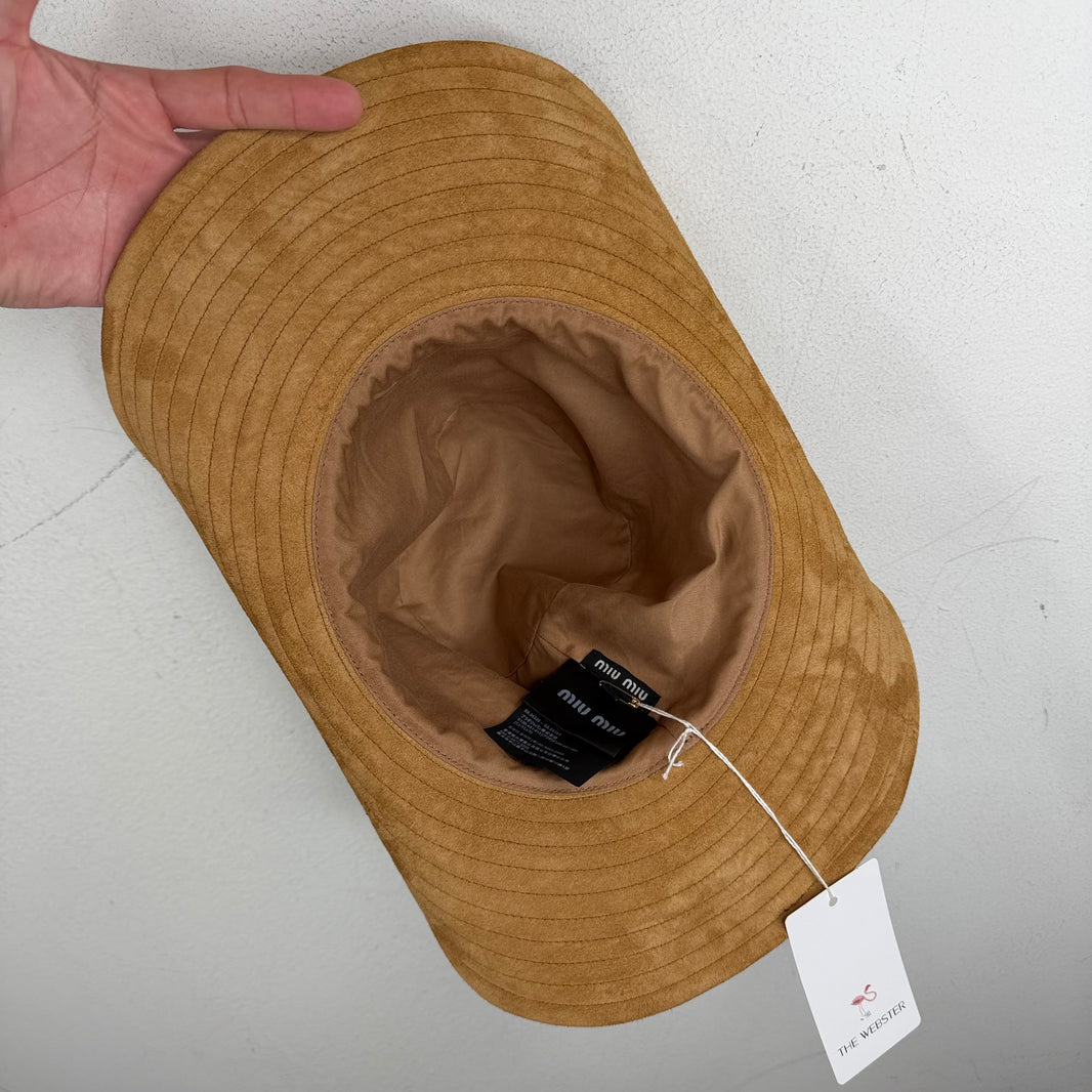 Miu Miu Suede Cowboy Hat