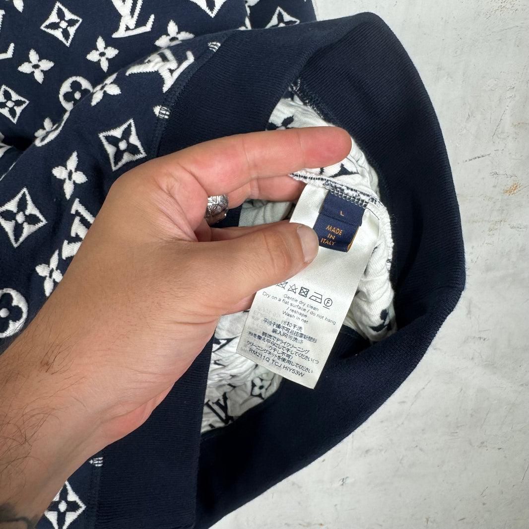 Louis Vuitton Navy Monogram Sweater