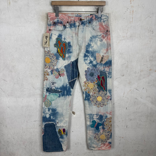 Kapital Tie Dye Patchwork Jeans