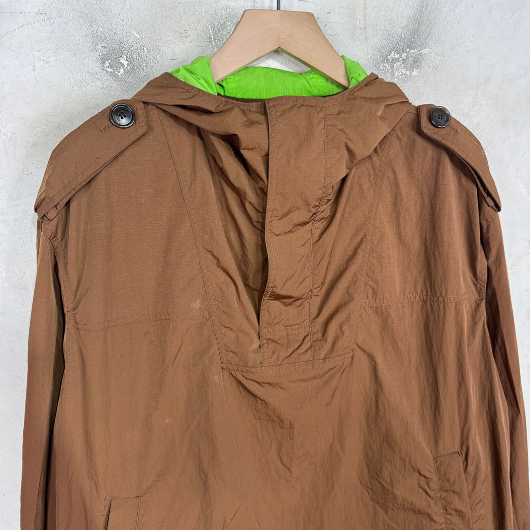 Dior Brown/Green Anorak Windbreaker