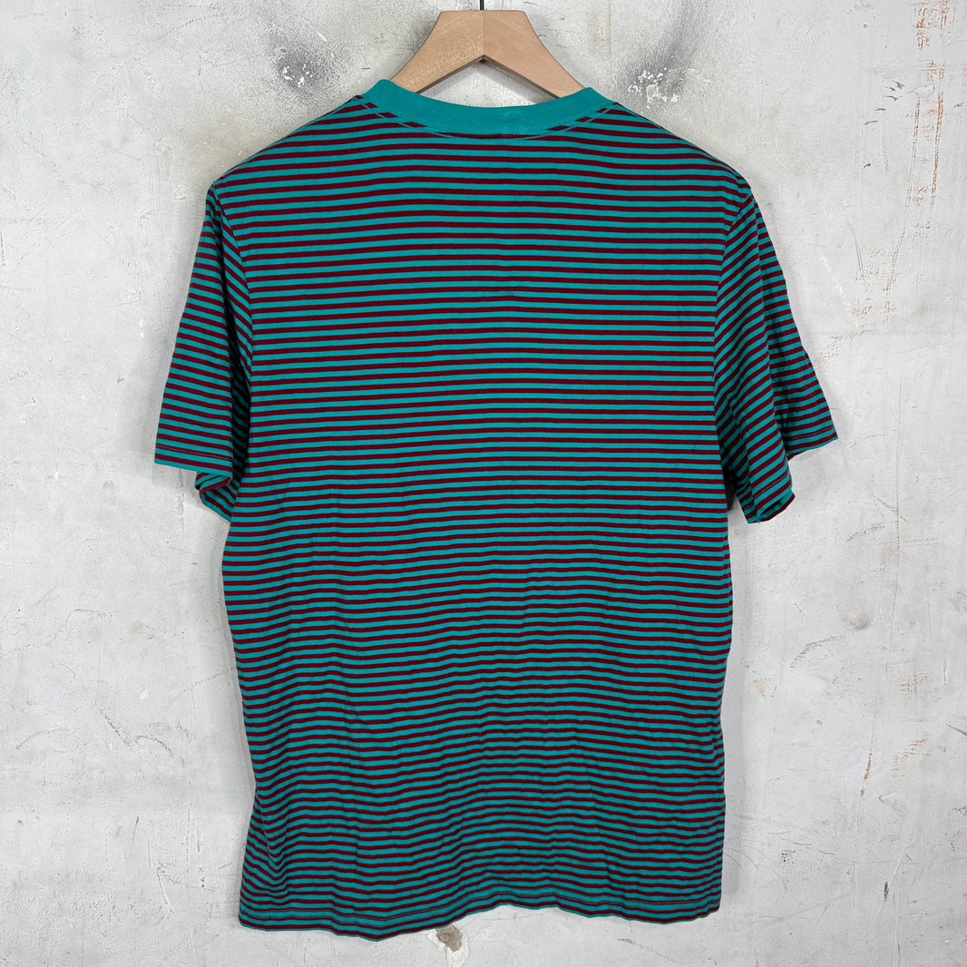 Martine Rose Striped AW Logo T-Shirt