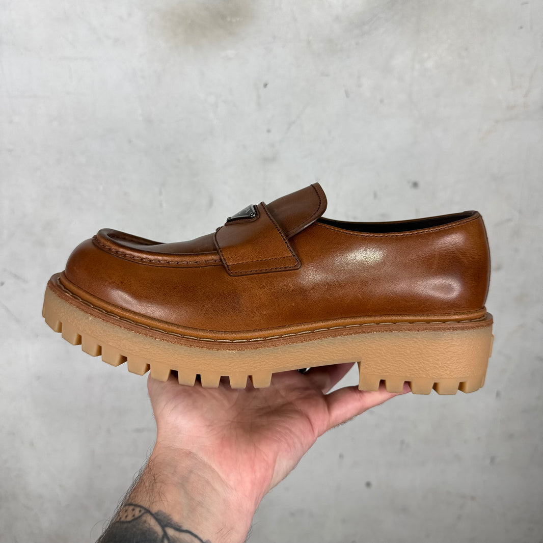 Prada St. Mortiz Lug Loafers DS