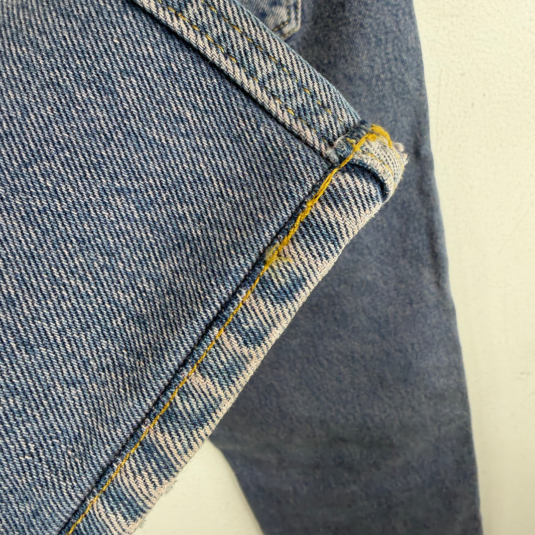 Balenciaga Tinted Blue 5 Pocket Jeans