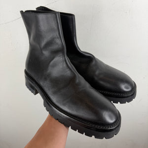 Ann Demeulemeester Back Zip Leather Boots