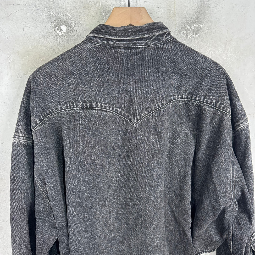 Vetements x Levis Western Snap Denim Overshirt