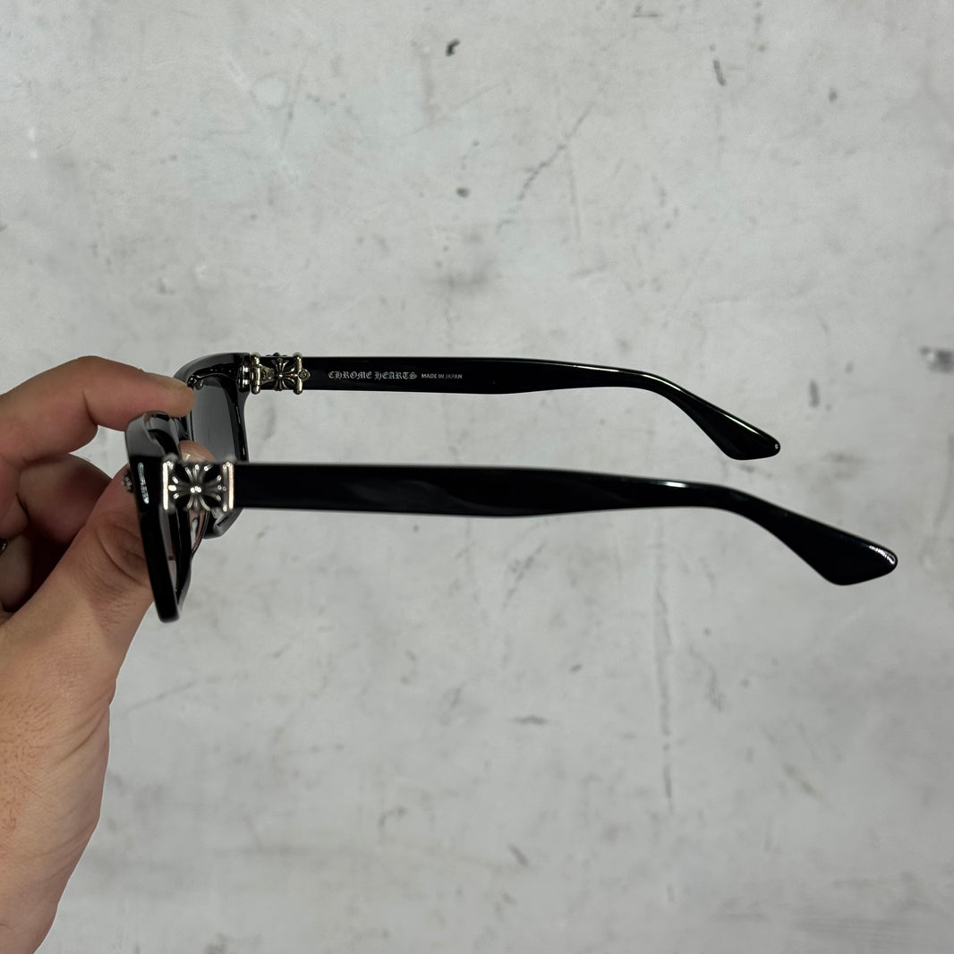 Chrome Hearts Black Vagilante Glasses