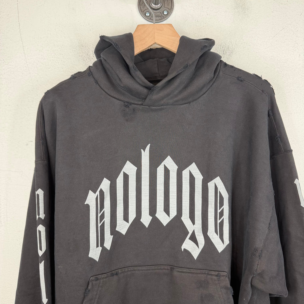 Balenciaga No Logo Black Hoodie