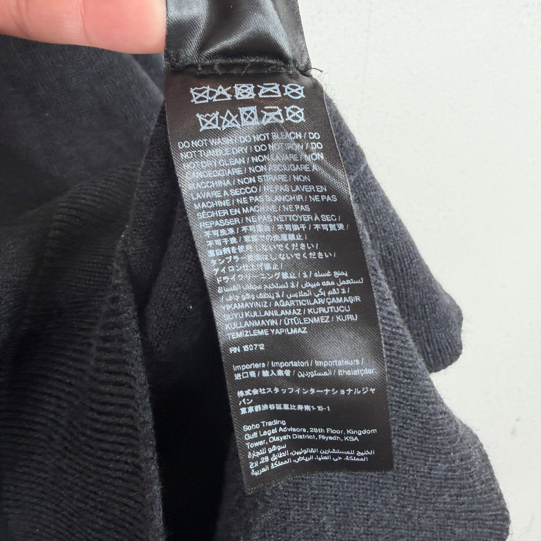 Amiri Wool Charcoal Sweater