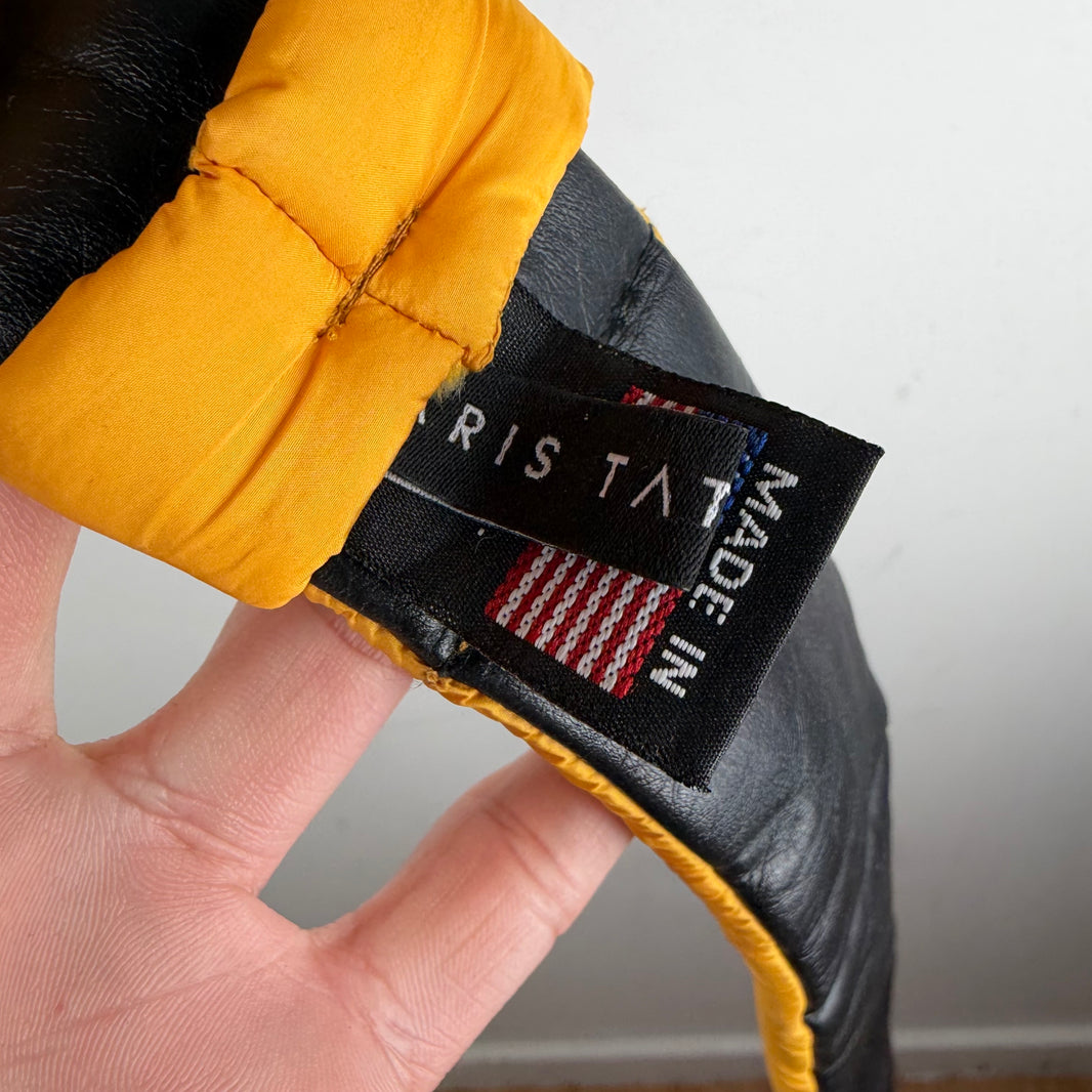 Aris Tatalovich Yellow Puffer Belt