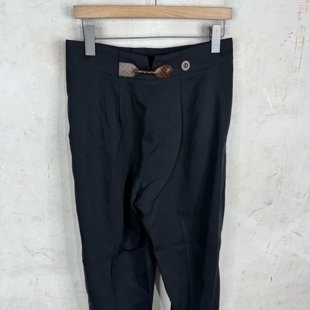 Louis Vuitton Back Monogram Buckle Women's Trouser