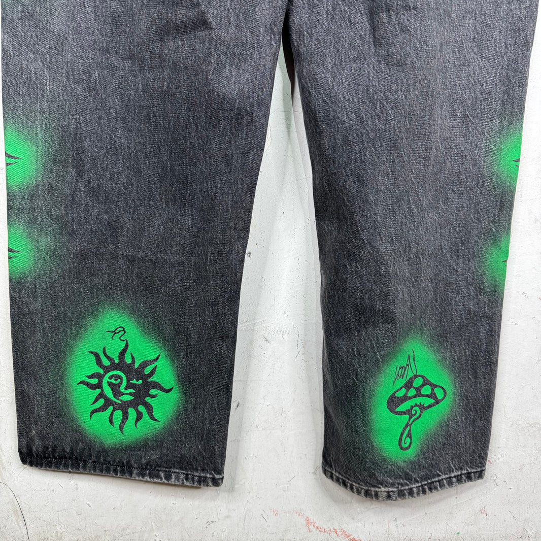 Stussy x Dries Van Noten Stencil Jeans