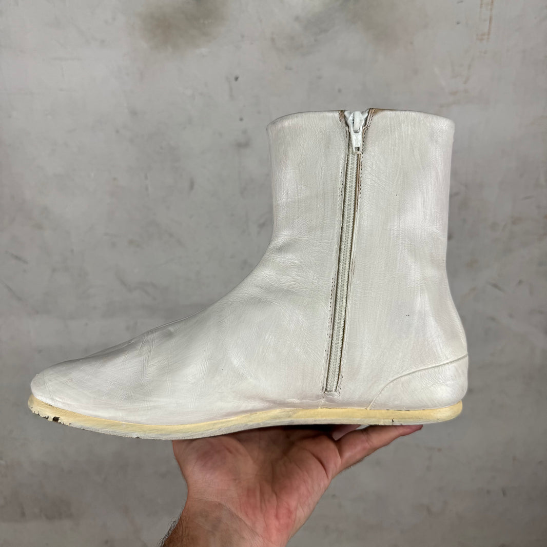Margiela Painted Tabi Flat Boots