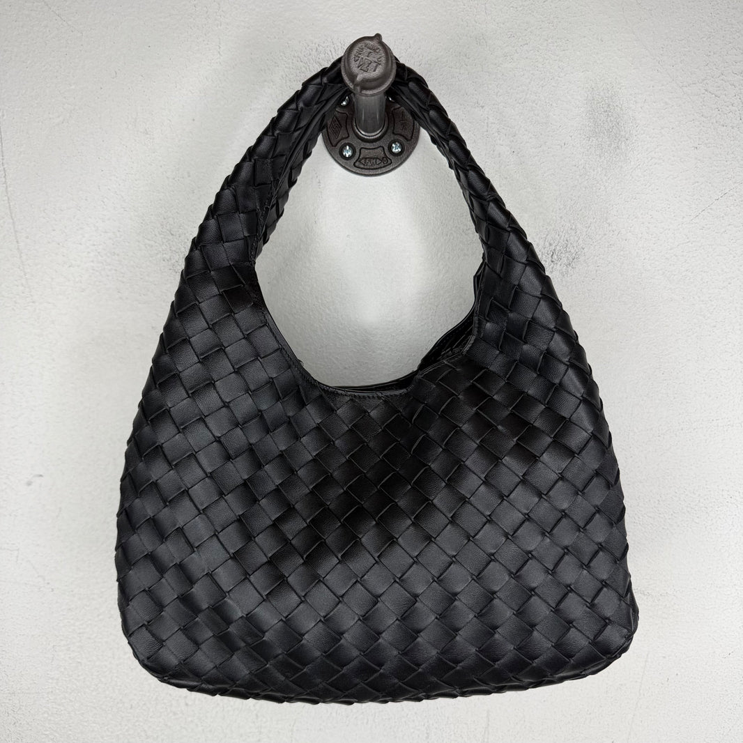 Bottega Veneta Intrecciato Small Campana Shoulder Bag