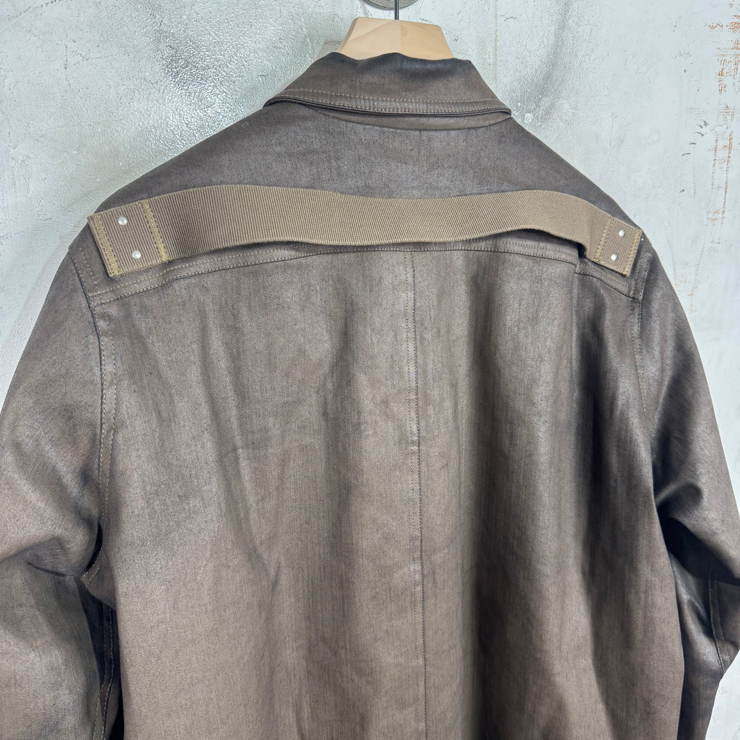 Rick Owens Brad Jacket Brown
