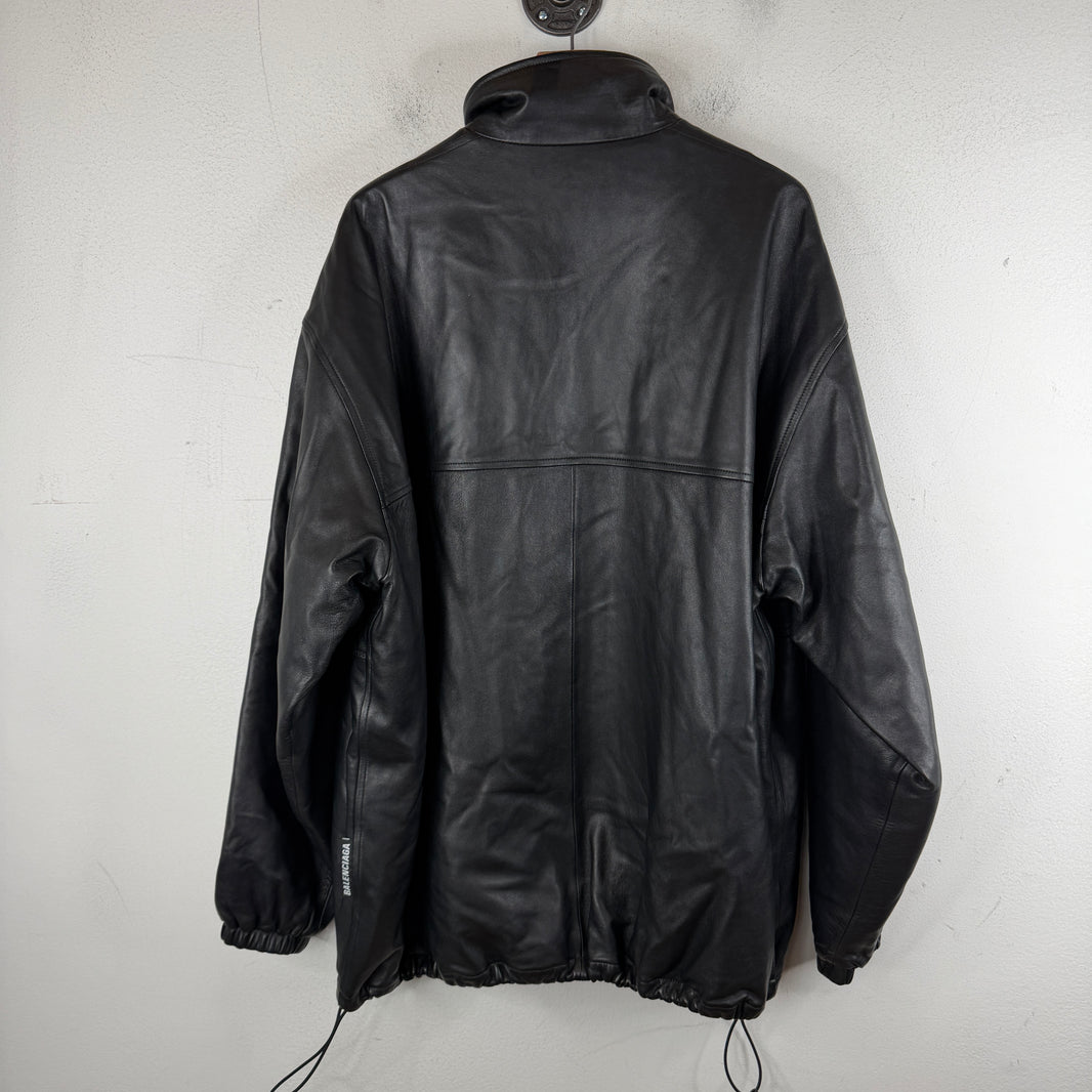 Balenciaga Leather Track Jacket