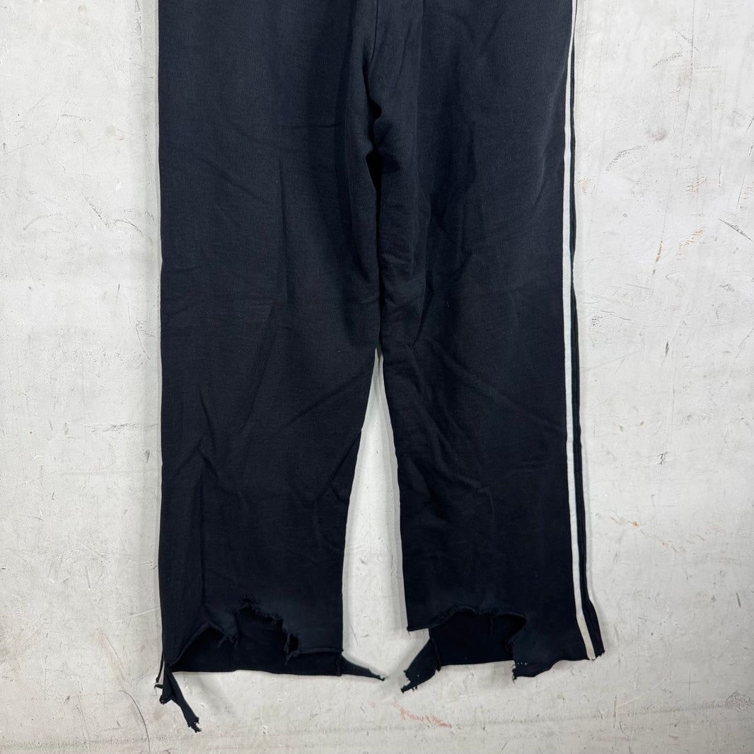 Martine Rose Black Side Stripe Sweatpants