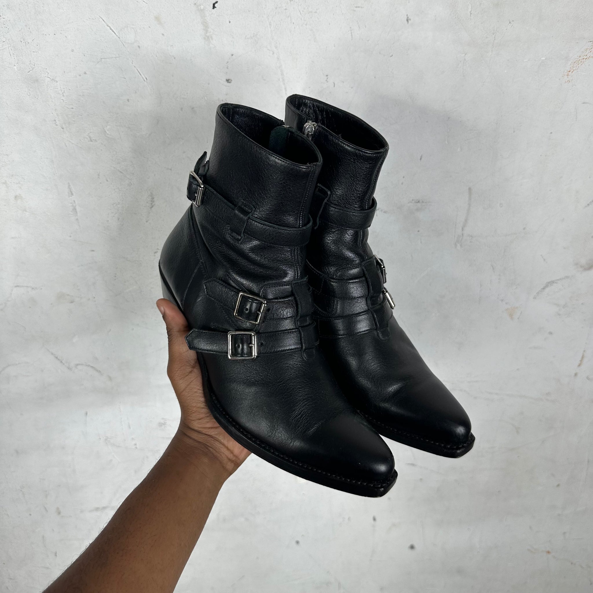 Celine biker boots hotsell