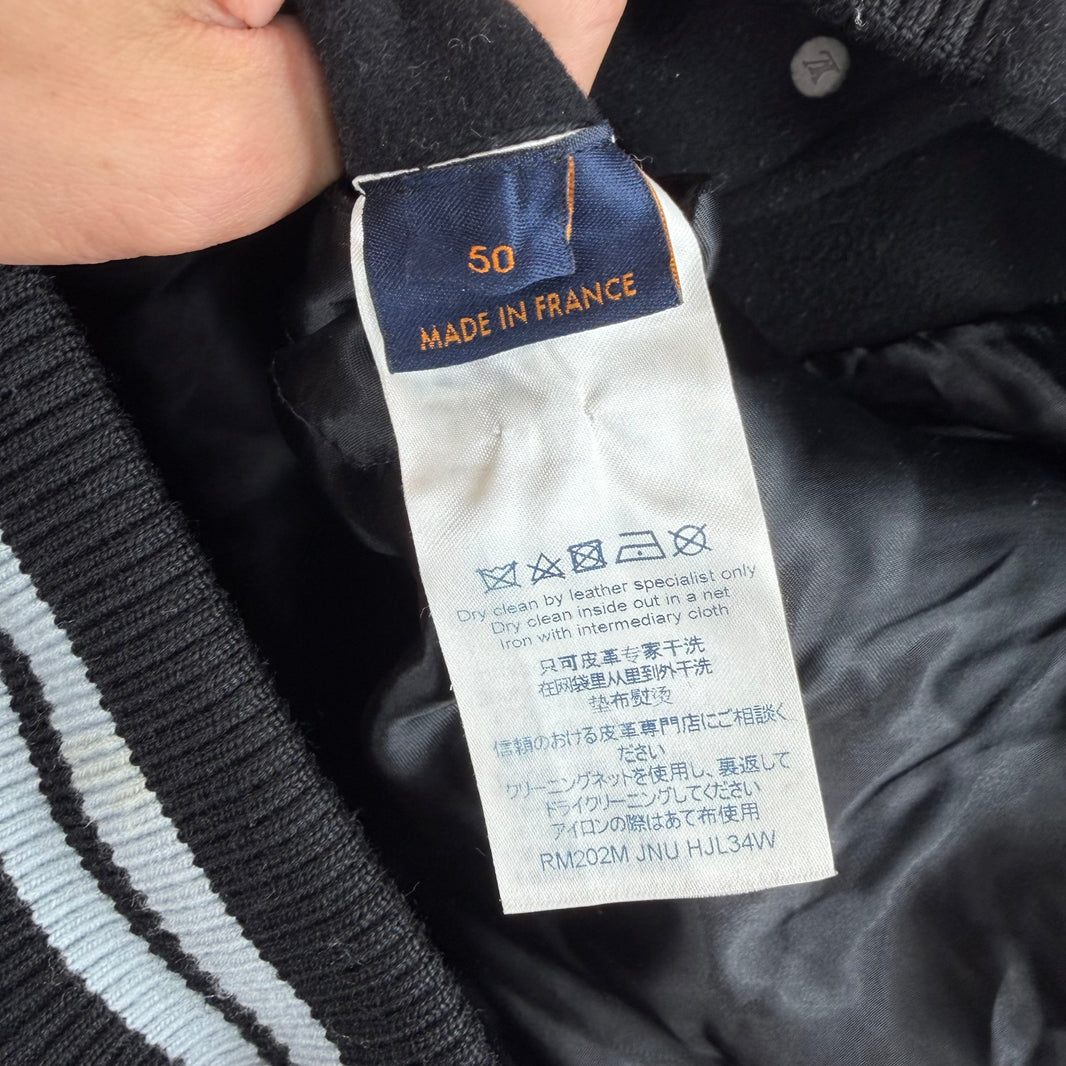 Louis Vuitton Chain & Hands Varsity Jacket
