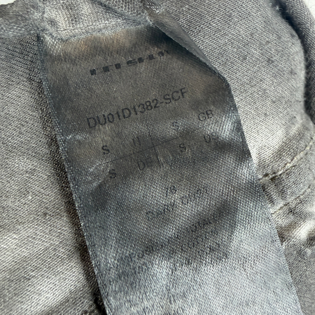 DRKSHDW Waxed Drop Crotch Creatch Shorts