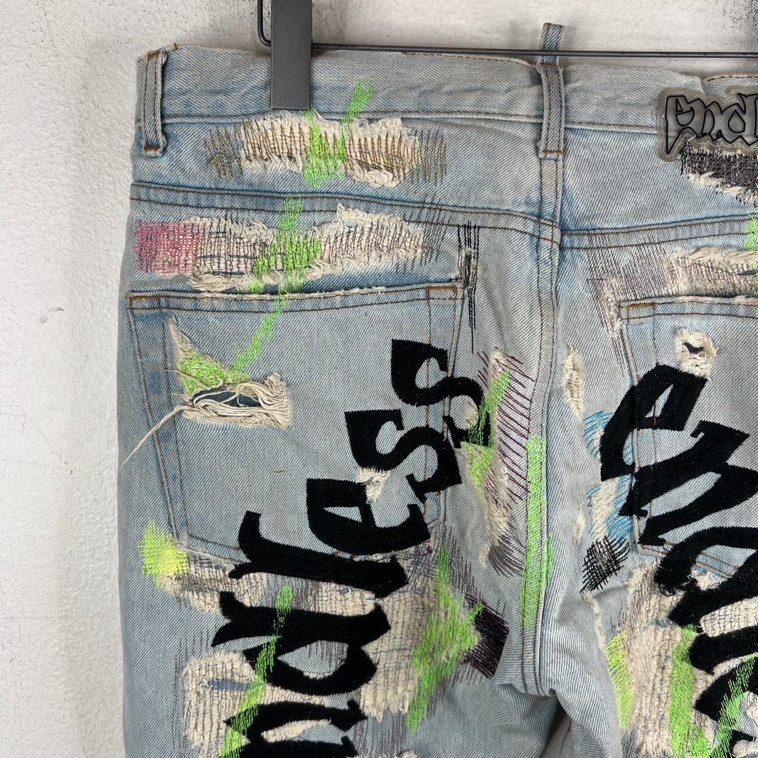 Endless Denim OG Embroidered Boro Jeans