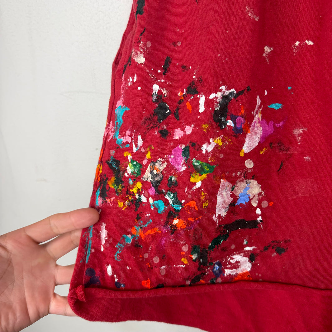 Gallery Dept Red Painted Shorts