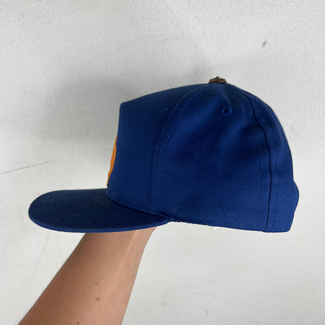 Chrome Hearts Blue/Orange CH Snapback Hat