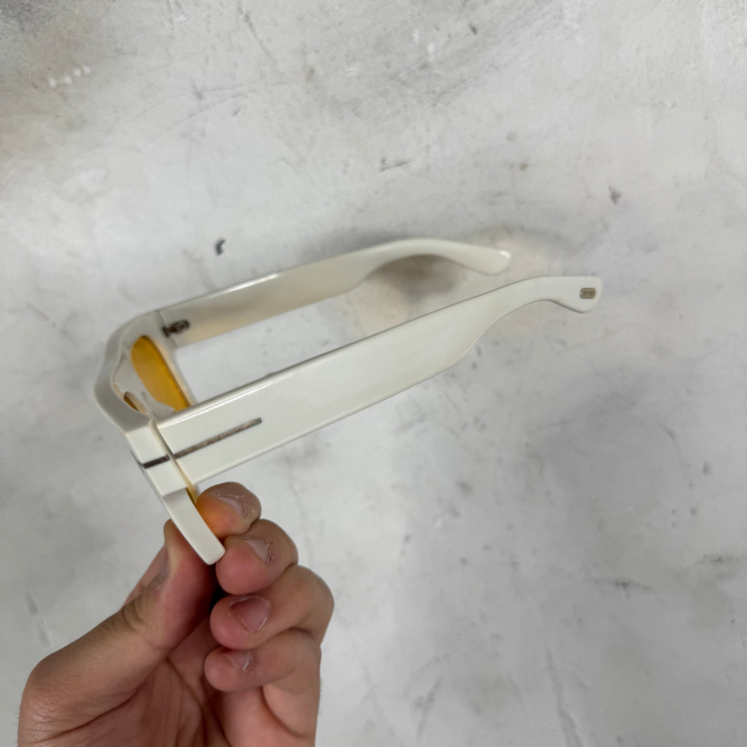 Tom Ford White Yellow Fausto Sunglasses