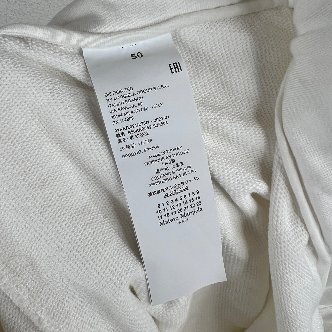 Margiela White Icon Sweatpants