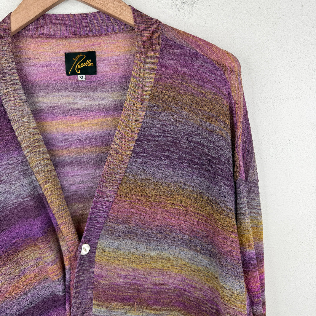 Needles Purple/Yellow Thin Cardigan