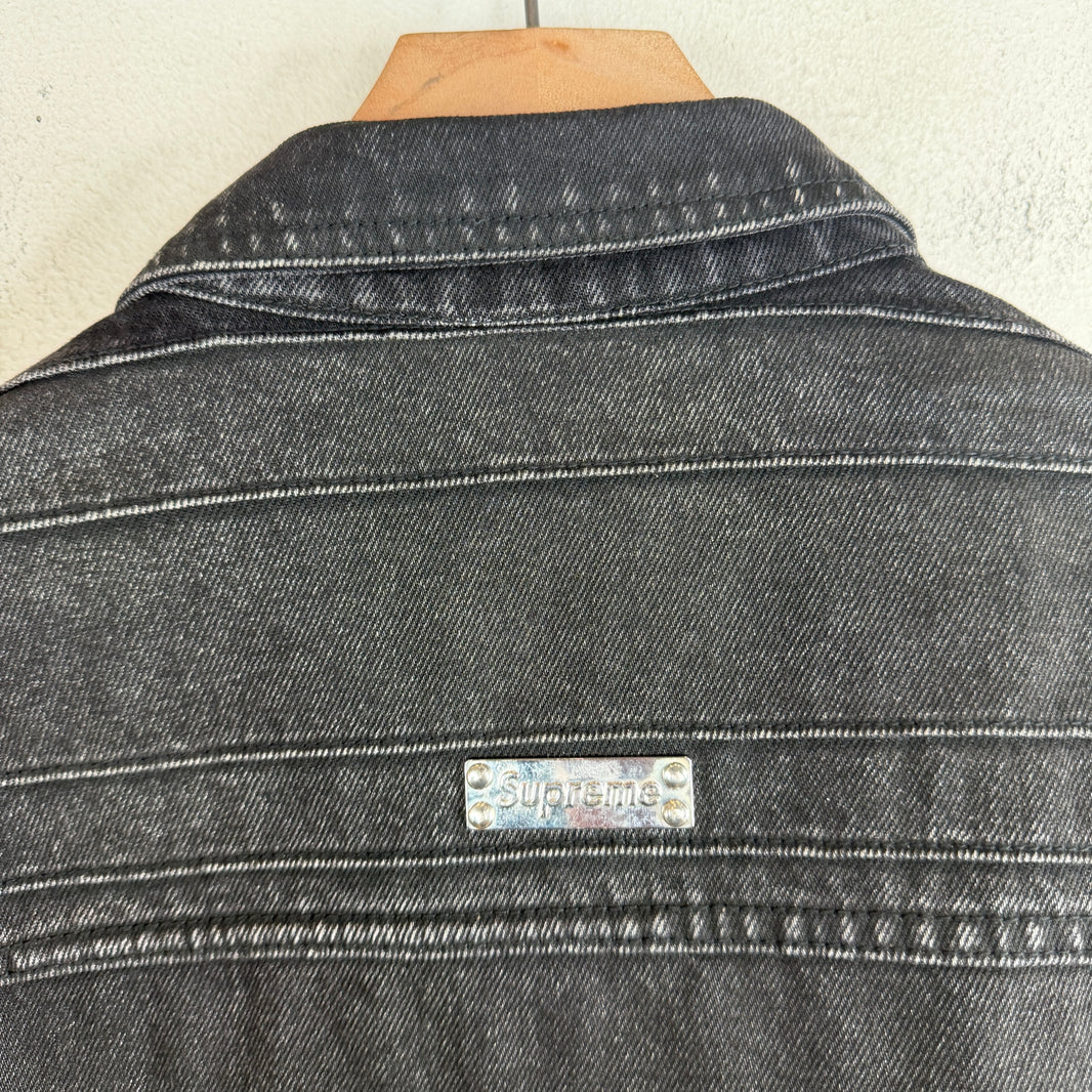 Supreme Black Layered Denim Jacket
