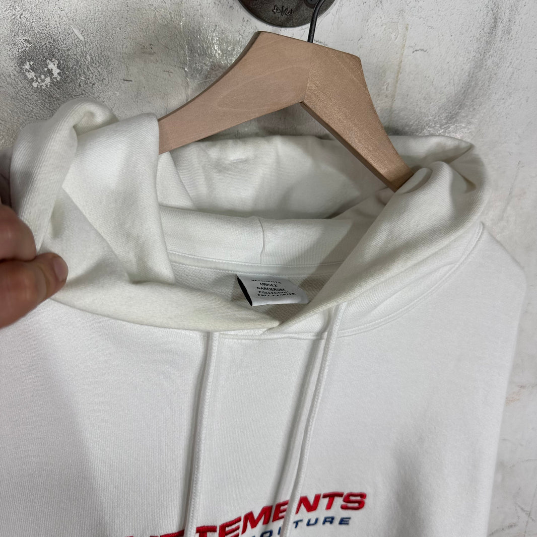 Vetements Haute Couture White Hoodie