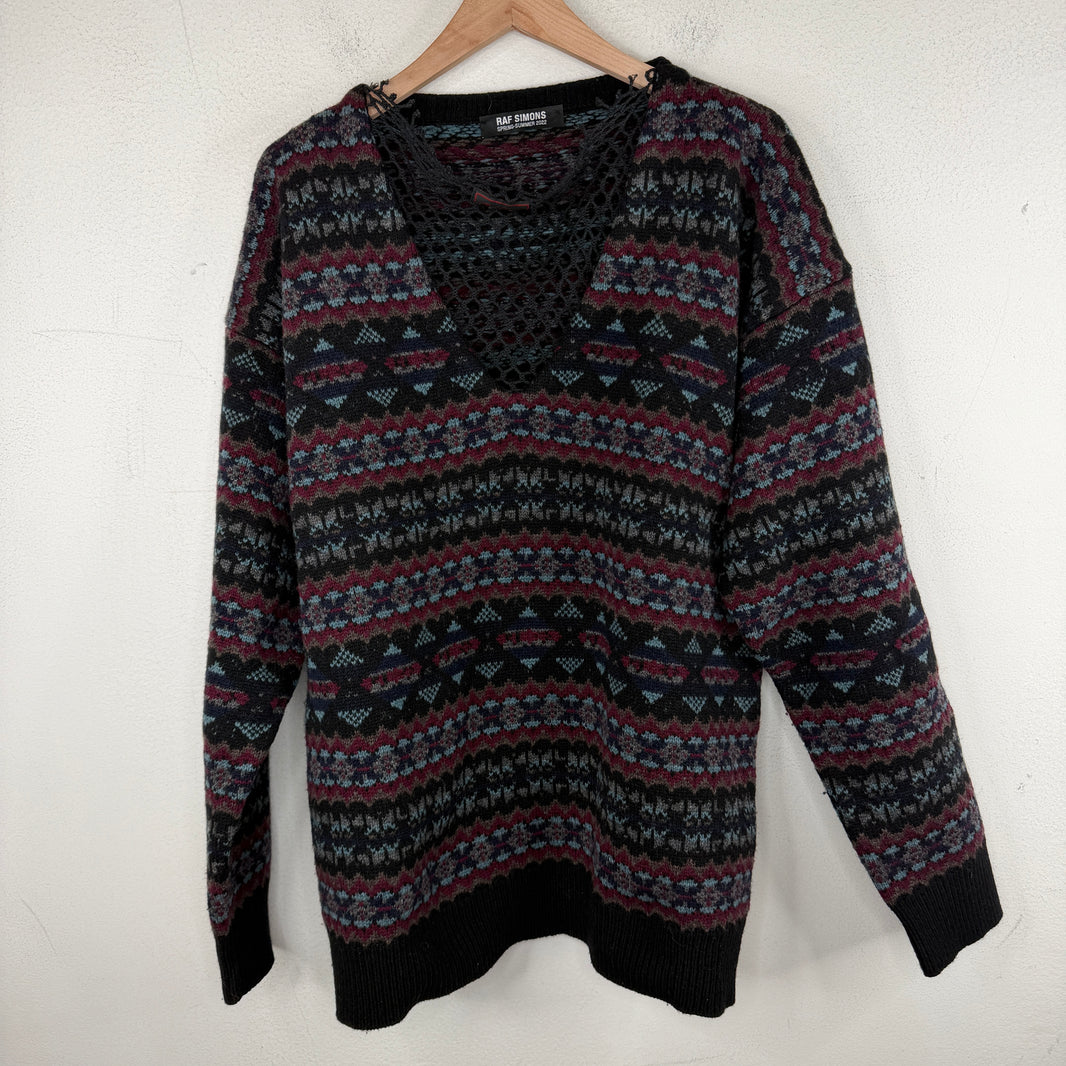 Raf Simons Fair Isle Knit Sweater