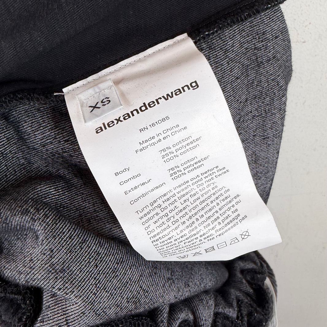Alexander Wang Velour Dragon Shorts