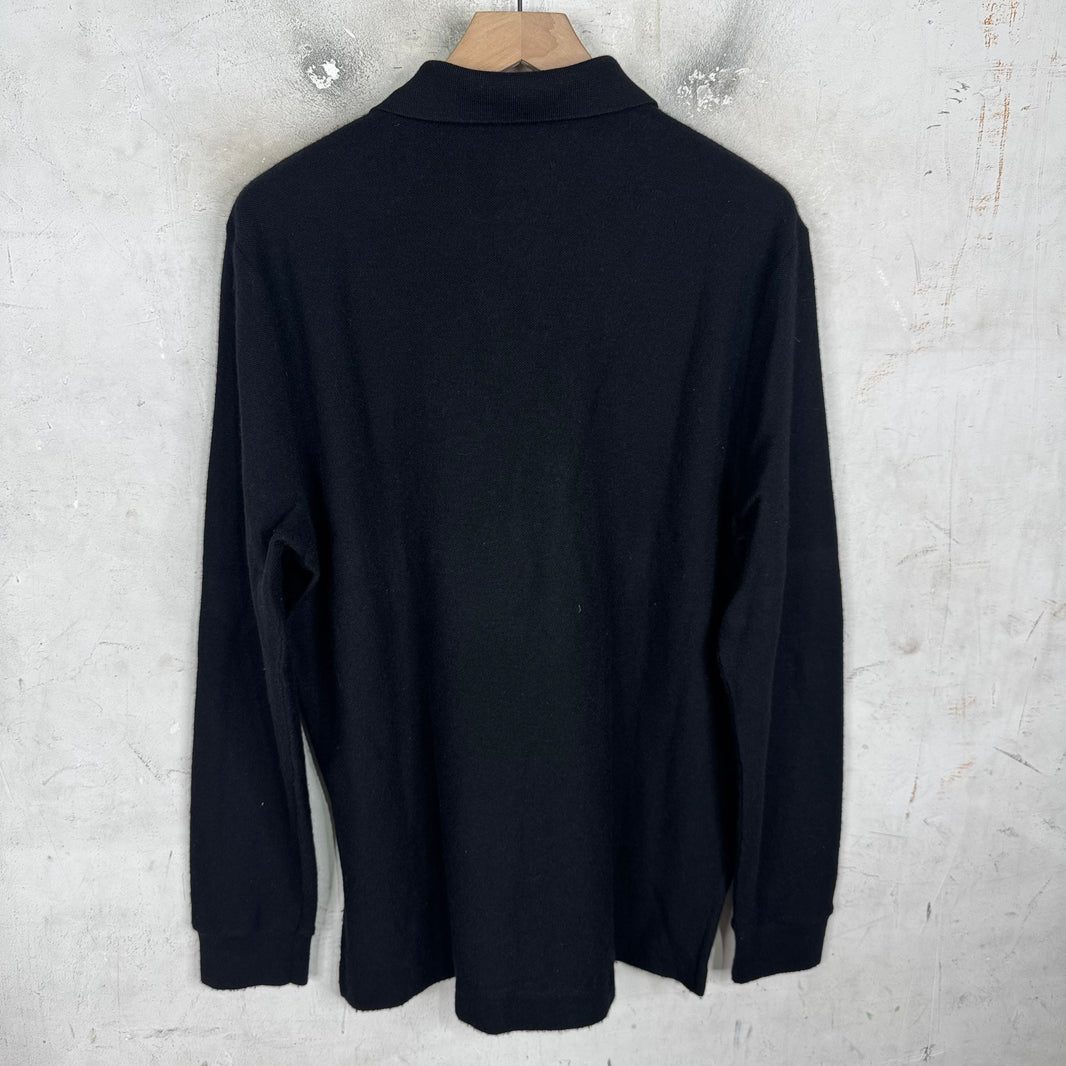 Polo Ralph Lauren Black/ Purple Cashmere Rugby