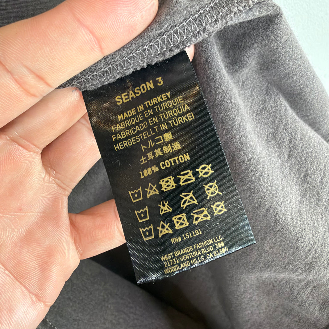 Yeezy Season 3 Brown Oversized T-Shirt