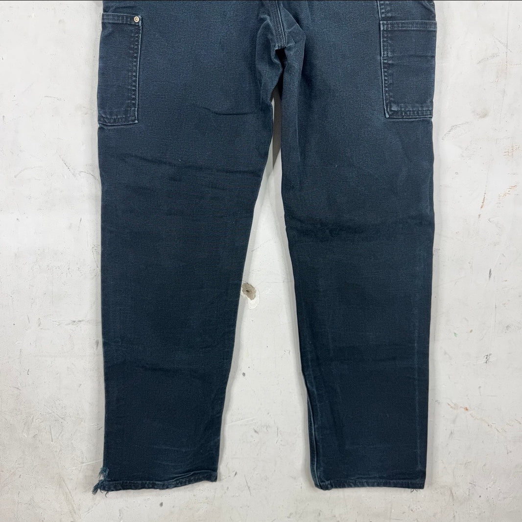 Carhartt Faded Black Smoked Double Knees