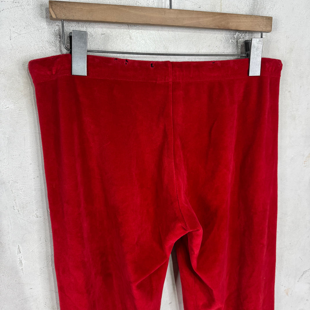 Balenciaga Velvet Distressed Sweatpants