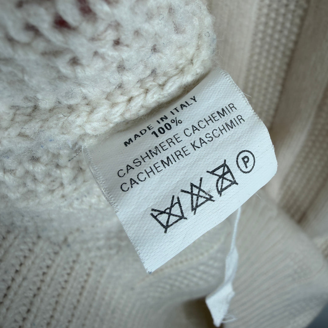 Hermes Beige Cashmere Knit Sweater