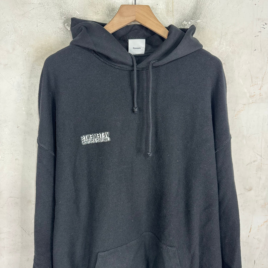 Vetements Inside Out Logo Hoodie