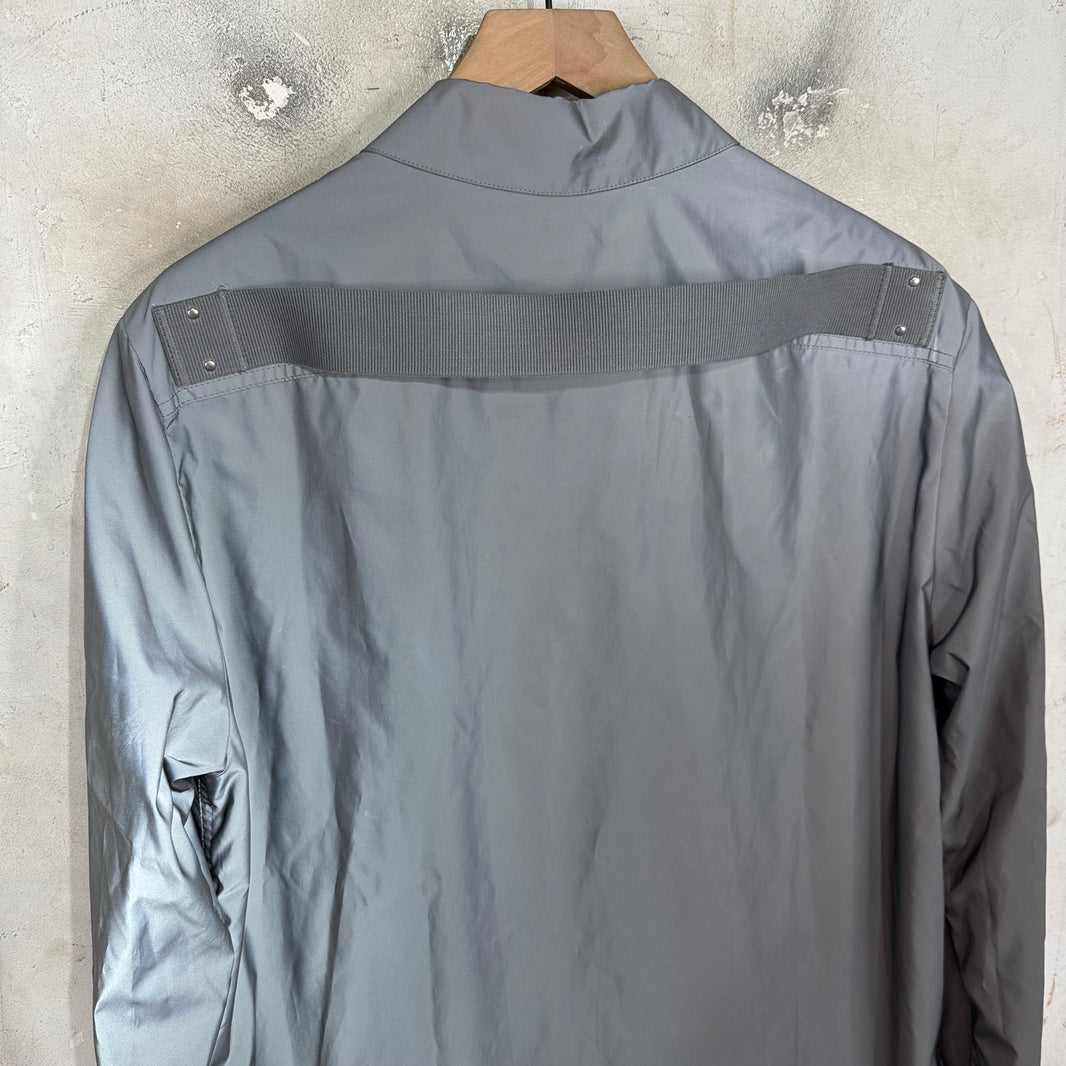 Rick Owens Strobe 3M Reflective Backstrap Overshirt