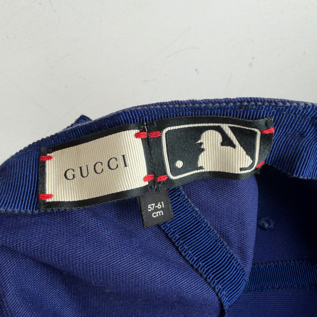 Gucci NY Yankees Navy Butterfly Hat