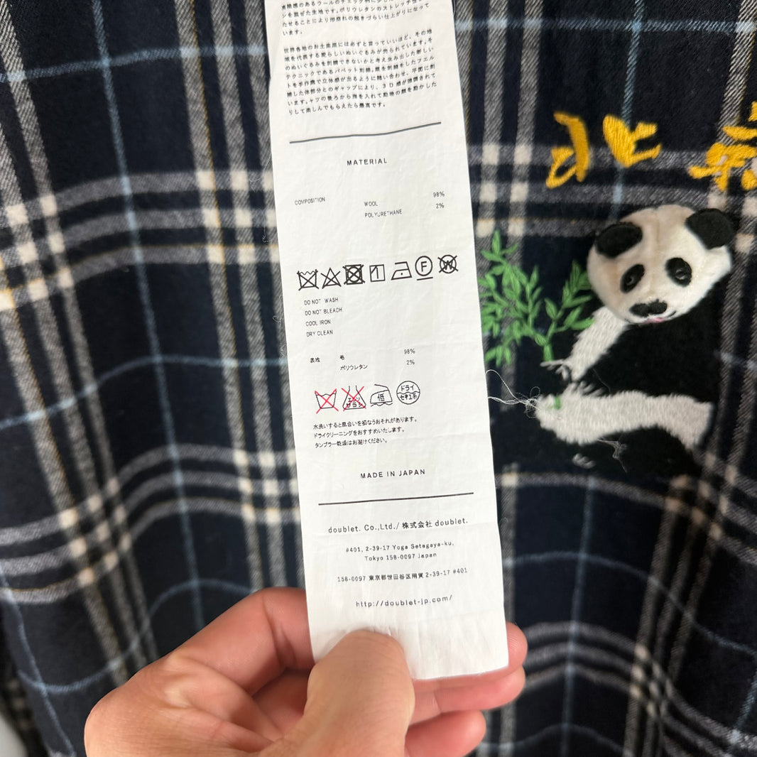 Doublet Panda Flannel Shirt