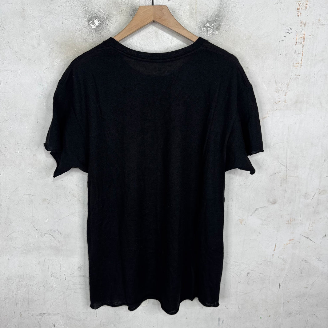 Elder Statesman Palm Tree Cashmere Knit T-Shirt