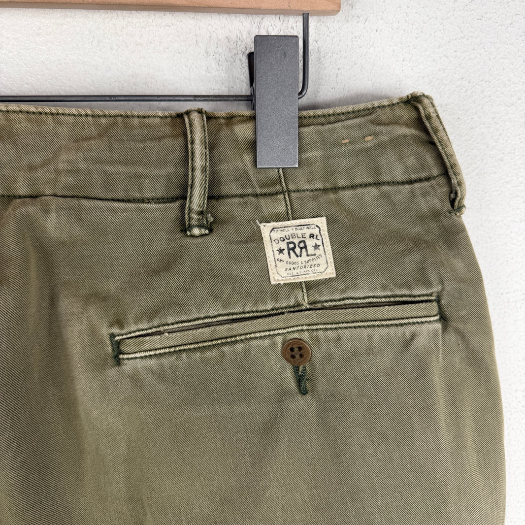 RRL Green Sanforized Trousers