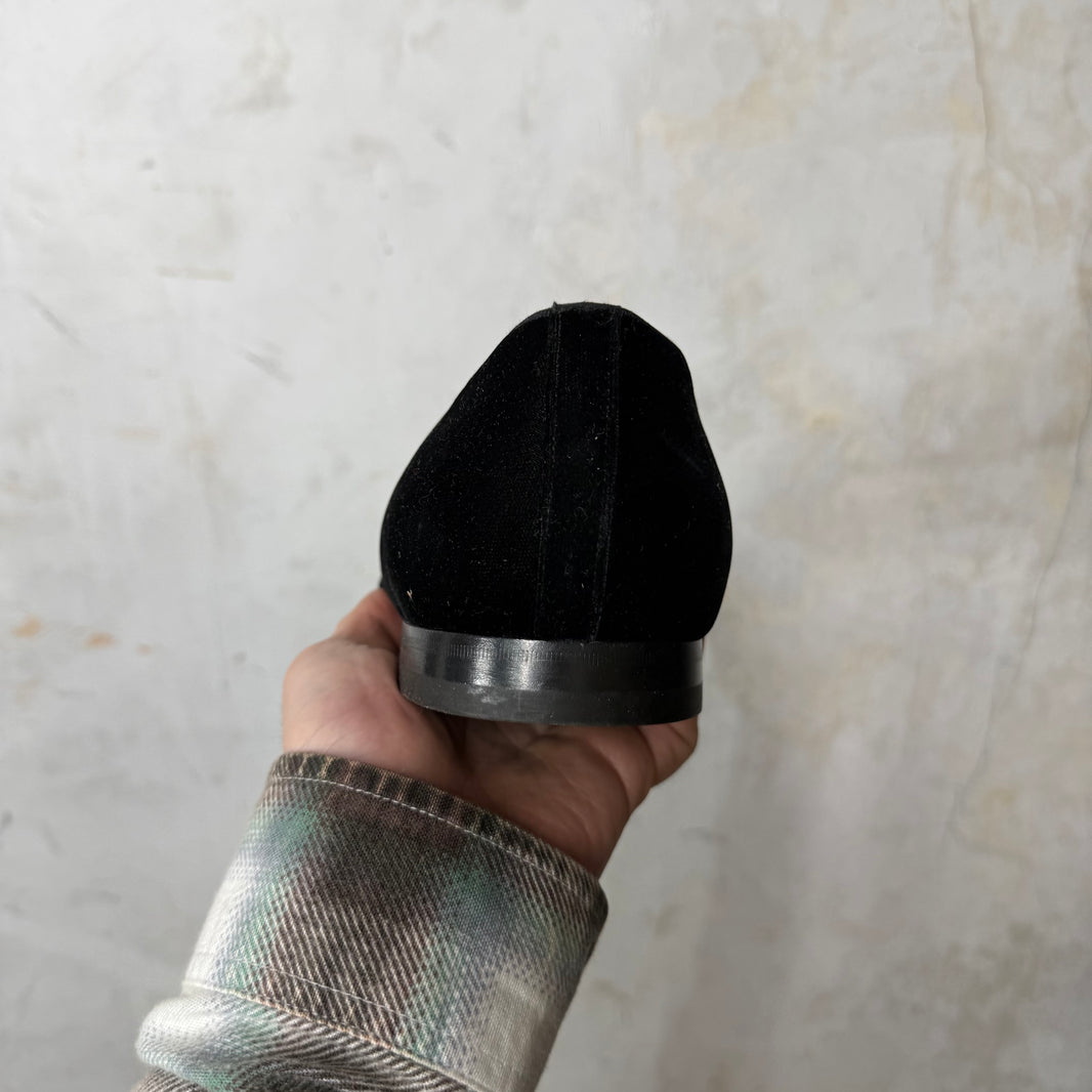 Louis Vuitton Aftershow Velvet Slippers