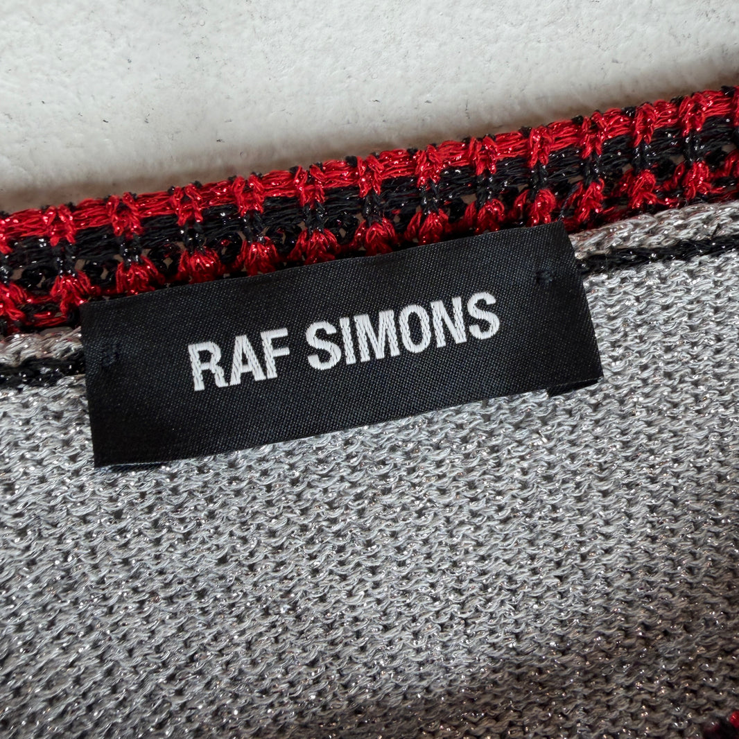 Raf Simons Pierced Man Scarf Knit Sweater