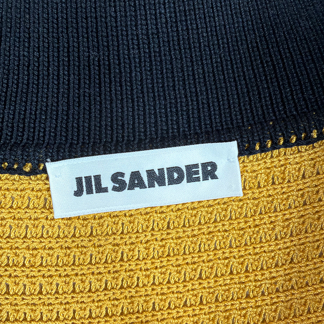 Jil Sander Collar V-Neck Knit Shirt