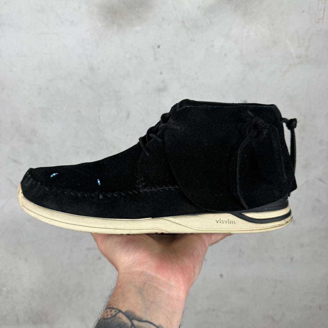 Visvim Black FBT Folk Shoes