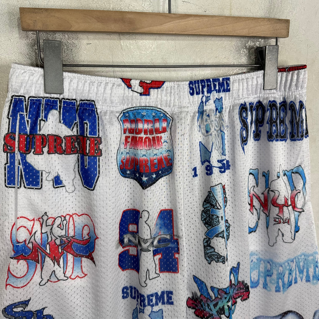 Supreme Multi Logo Basketball Shorts